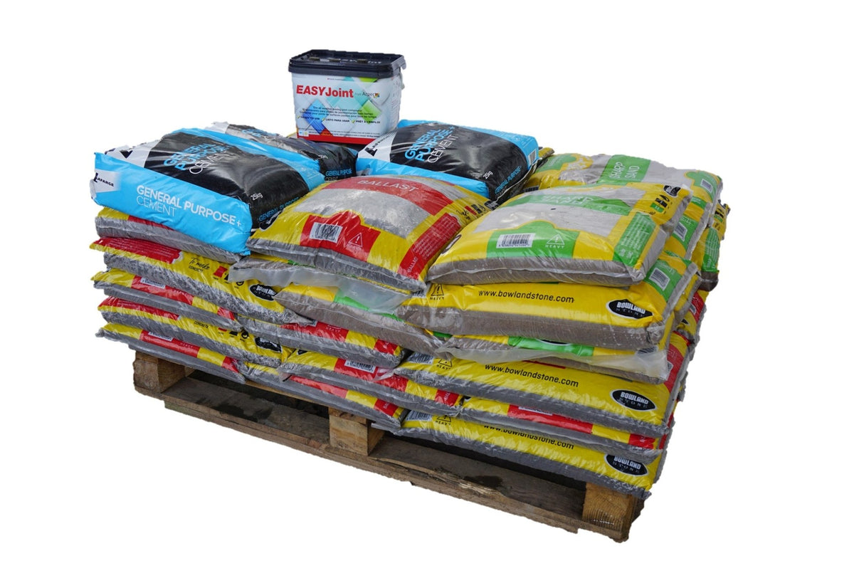 Bowland Stone Patio & Paving Installation Kit - 7.29m2 - Trusted Building Supplies