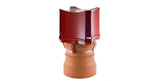 Brewer Aerodyne Anti - Downdraught Solid Fuel Chimney Cowl with Strap Fixing - Trusted Building Supplies