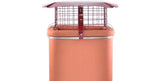 Brewer Square Solid Fuel Chimney Birdguard with Rain Cap - Trusted Building Supplies