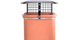 Brewer Square Solid Fuel Chimney Birdguard with Rain Cap - Trusted Building Supplies