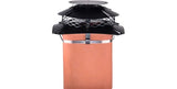 Brewer Ultimate Flue Outlet Square Multi - Fuel Chimney Cowl - Trusted Building Supplies