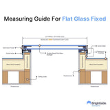 Brightside Clear Double Glazed Flat Glass Fixed Skylight - Trusted Building Supplies