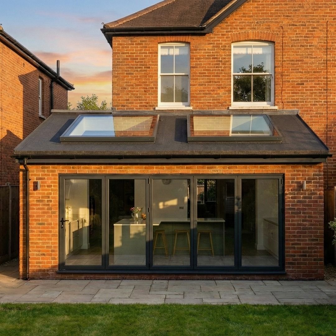 Brightside Clear Double Glazed Flat Glass Fixed Skylight - Trusted Building Supplies