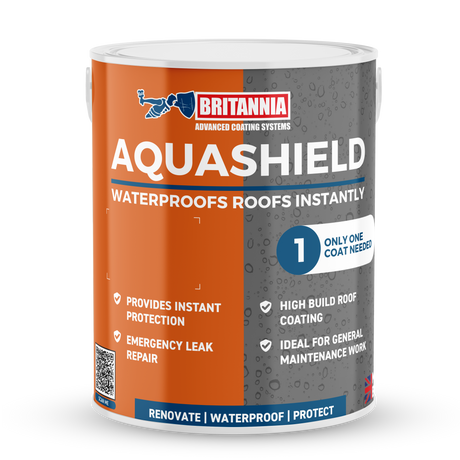 Britannia Paints Aquashield instant waterproof roof coating