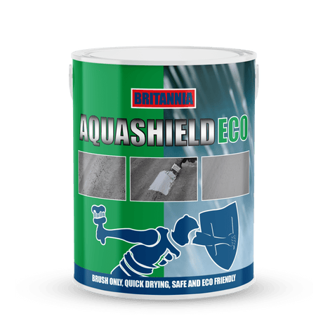 Britannia Paints Aquashield Eco Solvent-Free Waterproof Roof Coating - Trusted Building Supplies