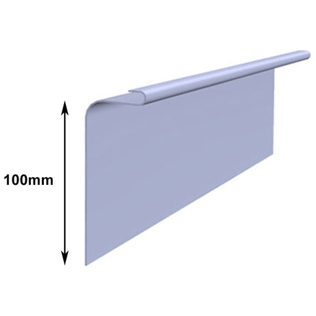 C100 Fibreglass Roofing GRP Simulated Lead Flashing Trim with Moisture Trap - Trusted Building Supplies