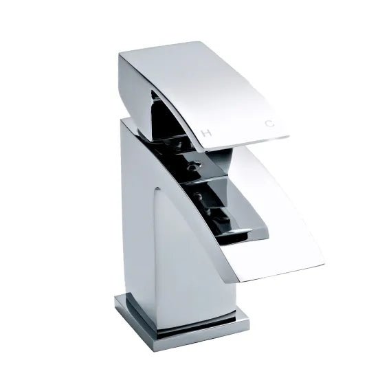 Cascade Chrome Midi Mono Basin Mixer Tap - Trusted Building Supplies