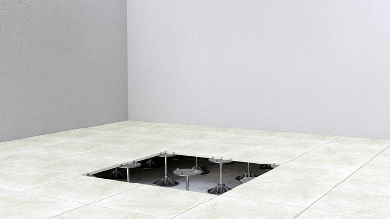 Castle A1 Fire Rated Adjustable Slope Correcting Pedestal - 170 - 200mm - Trusted Building Supplies