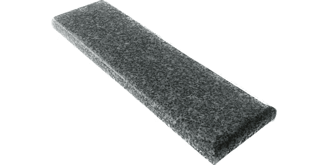 Castle Dolomite Grey Granite Coping Stone End Piece - 175mm x 600mm - Trusted Building Supplies