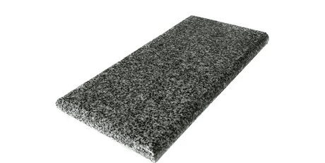 Castle Dolomite Grey Granite Coping Stone End Piece - 300mm x 600mm - Trusted Building Supplies