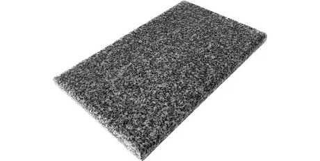 Castle Dolomite Grey Granite Coping Stone End Piece - 375mm x 600mm - Trusted Building Supplies