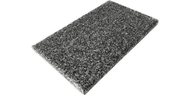Castle Dolomite Grey Granite Coping Stone End Piece - 375mm x 600mm - Trusted Building Supplies