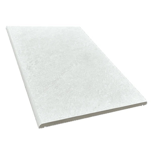 Castle Quartz White Porcelain Coping Stone - 400mm x 600mm - Trusted Building Supplies