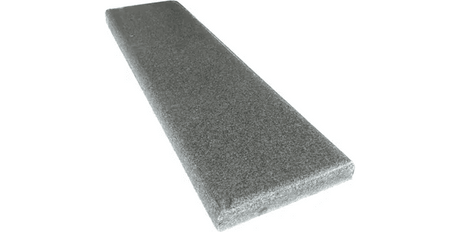 Castle Silver Grey Granite Coping Stone End Piece - 175mm x 600mm - Trusted Building Supplies