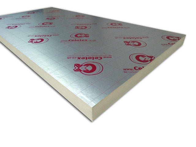 Celotex 70mm PIR Insulation Board 1200mm x 2400mm - GA4070 - Trusted Building Supplies