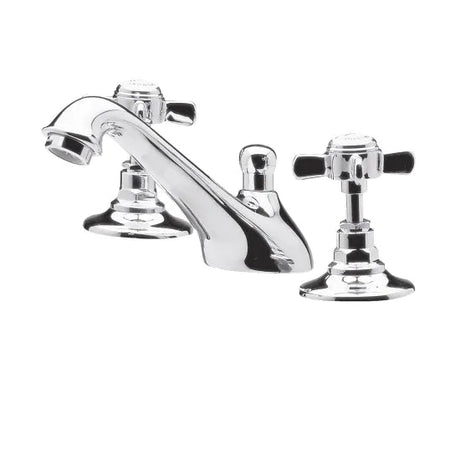 Classic Chrome 3 Tap Hole Basin Mixer Tap - Trusted Building Supplies