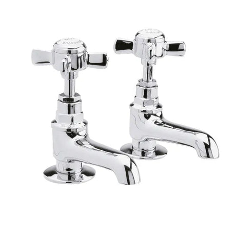 Classic Chrome Basin Taps - Trusted Building Supplies