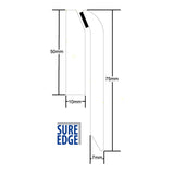 ClassicBond EPDM Sure Edge Gutter Drip Roof Trim - 2m - Trusted Building Supplies