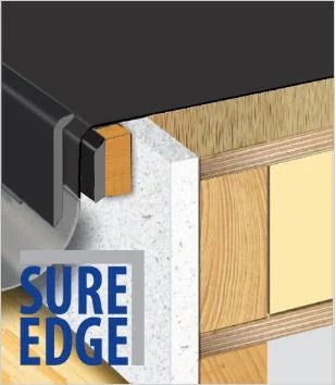ClassicBond EPDM Sure Edge Gutter Drip Roof Trim - 2m - Trusted Building Supplies