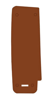 Continuous Dry Verge D Type Eaves Stop End Closure - Trusted Building Supplies