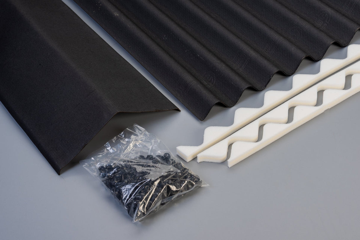 Coroline Corrugated Bitumen Shed Roof Kit - 4m x 6m - Trusted Building Supplies