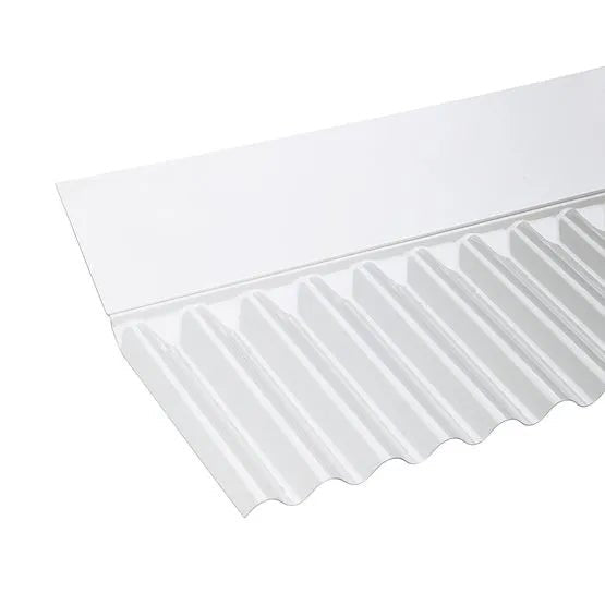 Corolux Clear PVC Mini Wall Flashing - 710mm - Trusted Building Supplies