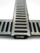 DekDrain Vela A15 Channel Drain Galvanised Steel Grate - 1000mm - Trusted Building Supplies