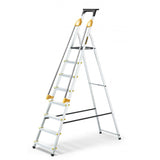 Drabest Aluminium Professional Ladder 150kg With Handrails & Tool Shelf - Trusted Building Supplies