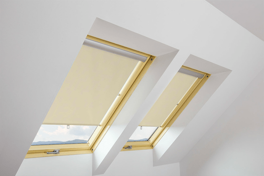 FAKRO ARS I Light Beige Manual Roller Blind - Trusted Building Supplies