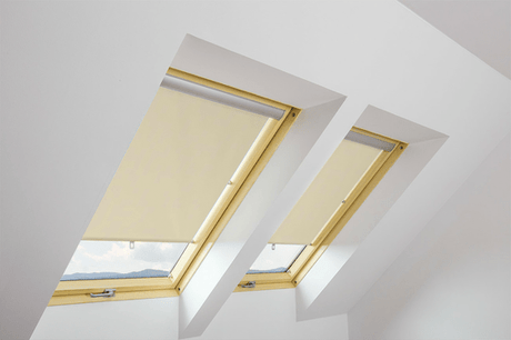 FAKRO ARS I Light Beige Manual Roller Blind - Trusted Building Supplies