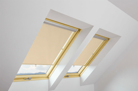 FAKRO ARS II Cream Beige Manual Roller Blind - Trusted Building Supplies