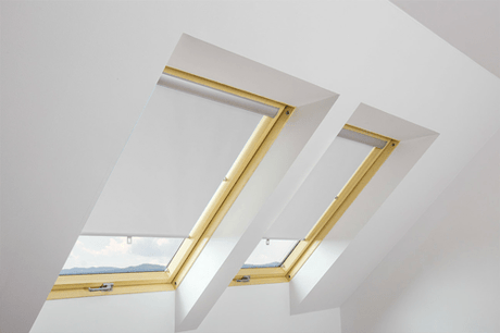 FAKRO ARS II Light Grey Manual Roller Blind - Trusted Building Supplies