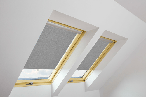 FAKRO ARS II Mid Grey Manual Roller Blind - Trusted Building Supplies