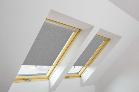 FAKRO ARS II Mid Grey Manual Roller Blind - Trusted Building Supplies