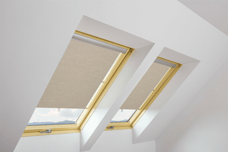 FAKRO ARS II Natural Beige Manual Roller Blind - Trusted Building Supplies