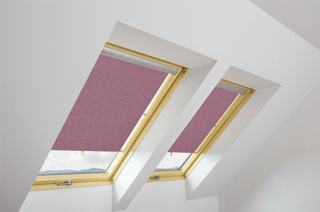 FAKRO ARS II Soft Violet Manual Roller Blind - Trusted Building Supplies