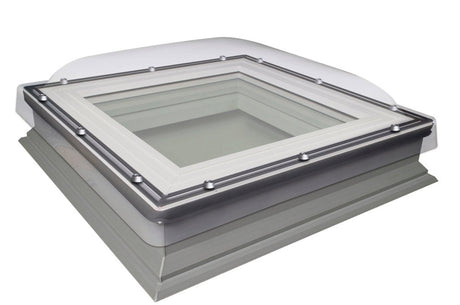 FAKRO DXC - C Non - Opening Double Glazed Domed Flat Roof Window - Trusted Building Supplies