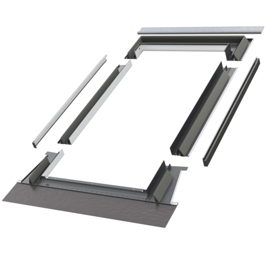 FAKRO EZV - A Standard Depth Flashing Kit for Profiled Tile up to 45mm - Trusted Building Supplies