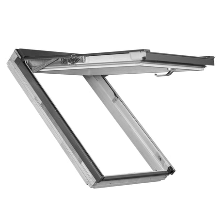 FAKRO FPU - V P2 White PU Double Glazed Dual Top Hung Roof Window - Trusted Building Supplies