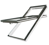 FAKRO FYU - V P5 White PU Triple Glazed proSky High Pivot Roof Window - Trusted Building Supplies