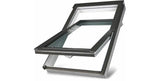 FAKRO PTP - V P2 White PVC Double Glazed Centre Pivot Roof Window - Trusted Building Supplies
