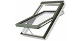 FAKRO PTP - V Z - Wave P5 White PVC Electric Triple Glazed Centre Pivot Roof Window - Trusted Building Supplies