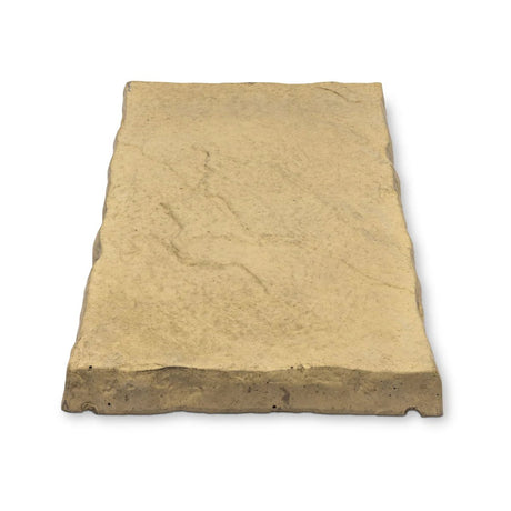 Flat Concrete Riven Coping Stone Buff - 300mm x 600mm - Trusted Building Supplies