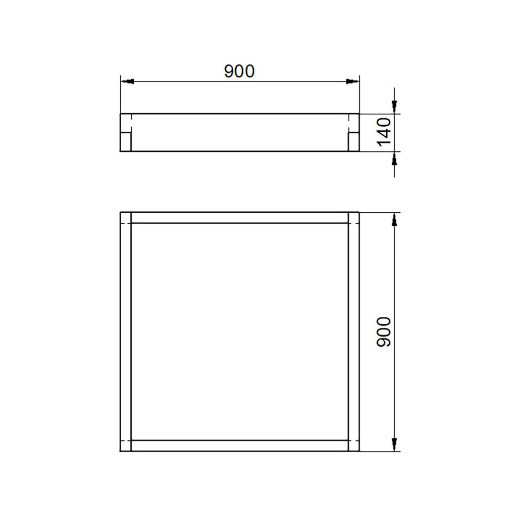Forest Garden Caledonian Compact Raised Bed - Trusted Building Supplies