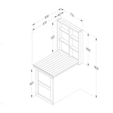 Forest Garden Fold Down Wall Garden Bar - Trusted Building Supplies