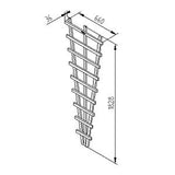 Forest Garden Heavy Duty Fan Trellis - 1830mm x 660mm - Trusted Building Supplies