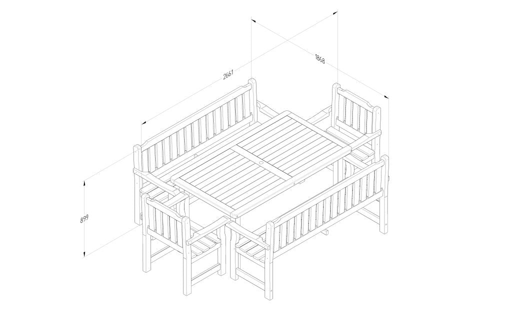 Forest Garden Rosedene Set - Trusted Building Supplies