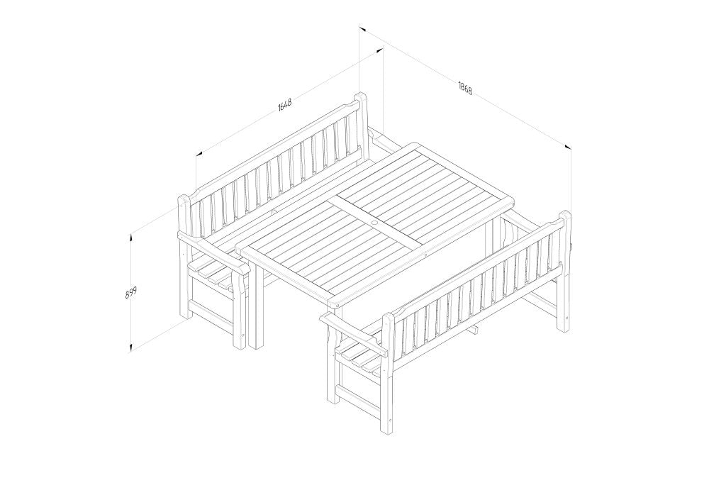 Forest Garden Rosedene Set - Trusted Building Supplies