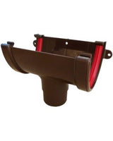 Freeflow 112mm Half Round Guttering Running Outlet - Trusted Building Supplies