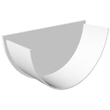 Freeflow 112mm Half Round Plastic Guttering Internal Stopend - Trusted Building Supplies